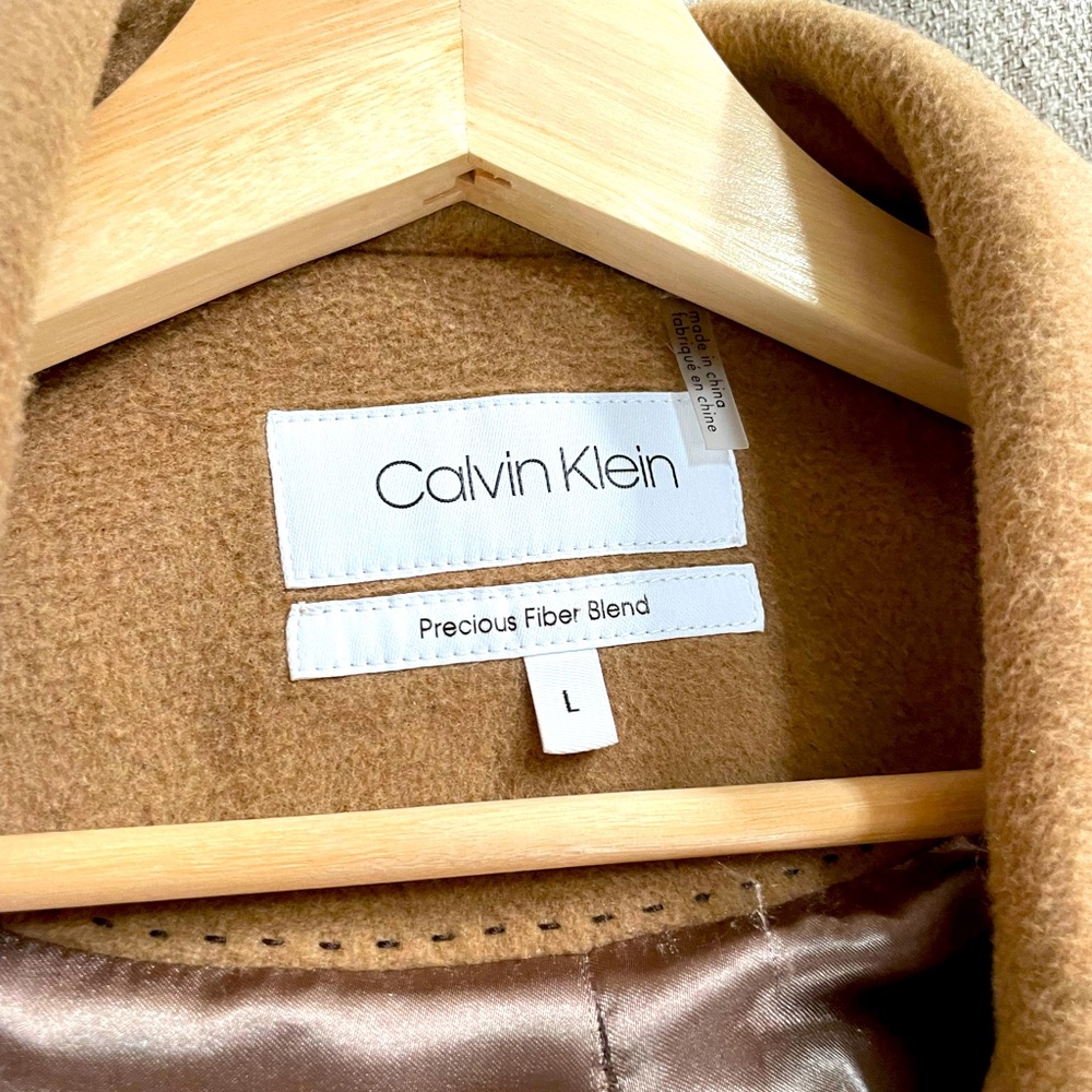 Calvin Klein Mens Tan Coat size L